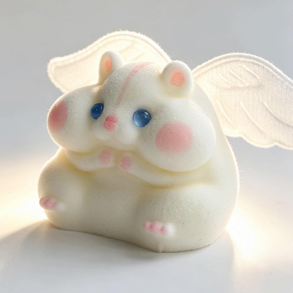 Handmade Taba Squishy Hamster Toy, Cute Squishy Stress Relief Fidget Toy