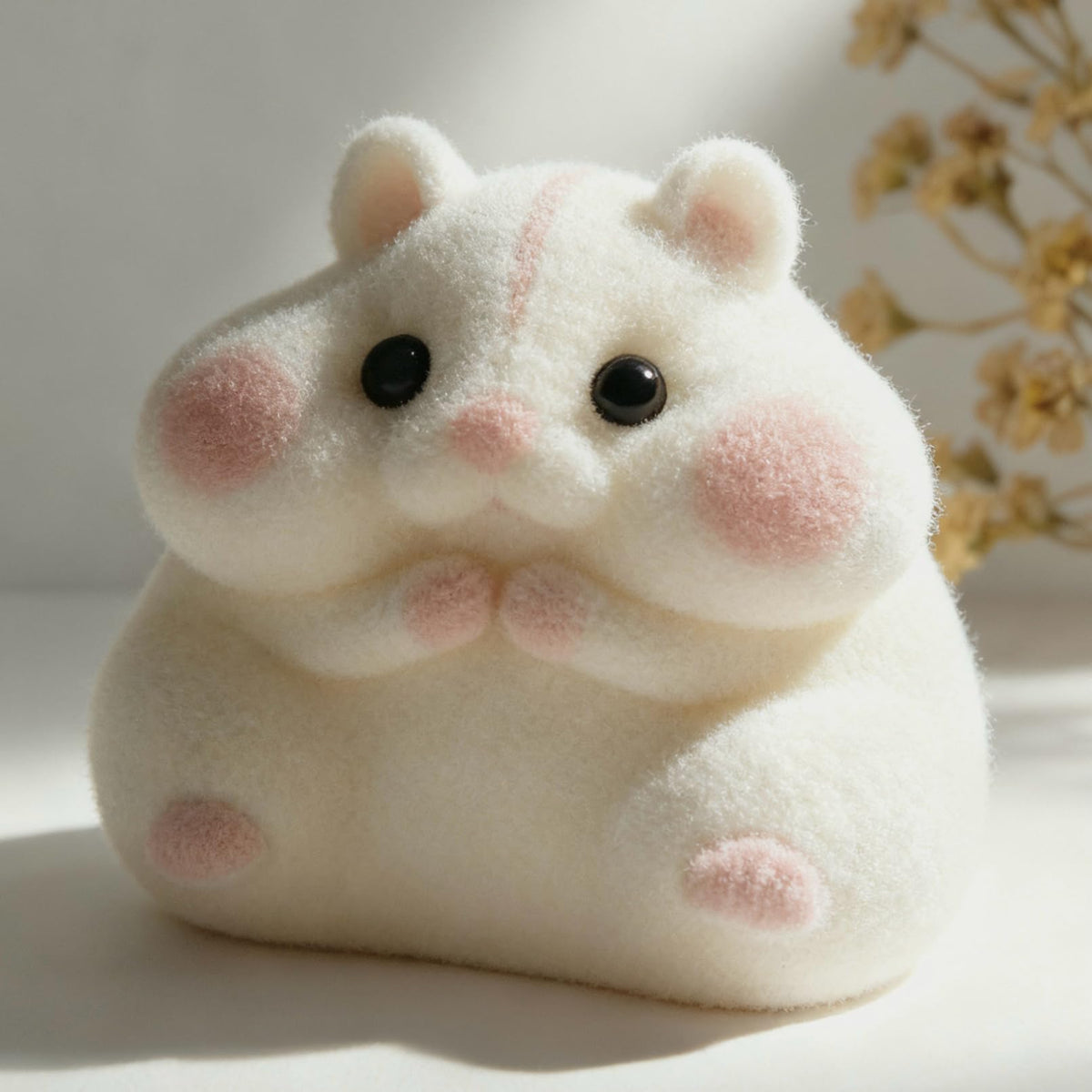 Handmade Taba Squishy Hamster Toy, Cute Squishy Stress Relief Fidget Toy