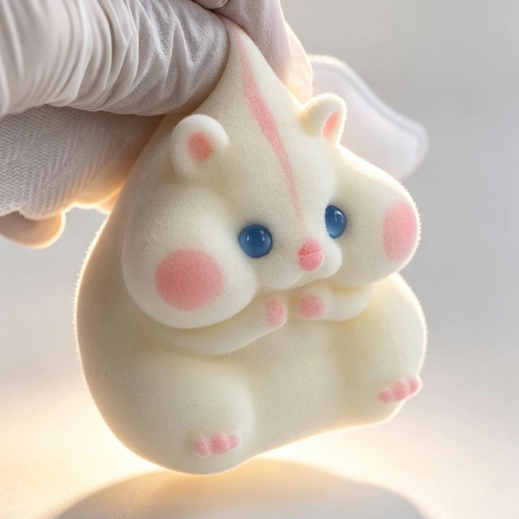 Handmade Taba Squishy Hamster Toy, Cute Squishy Stress Relief Fidget Toy