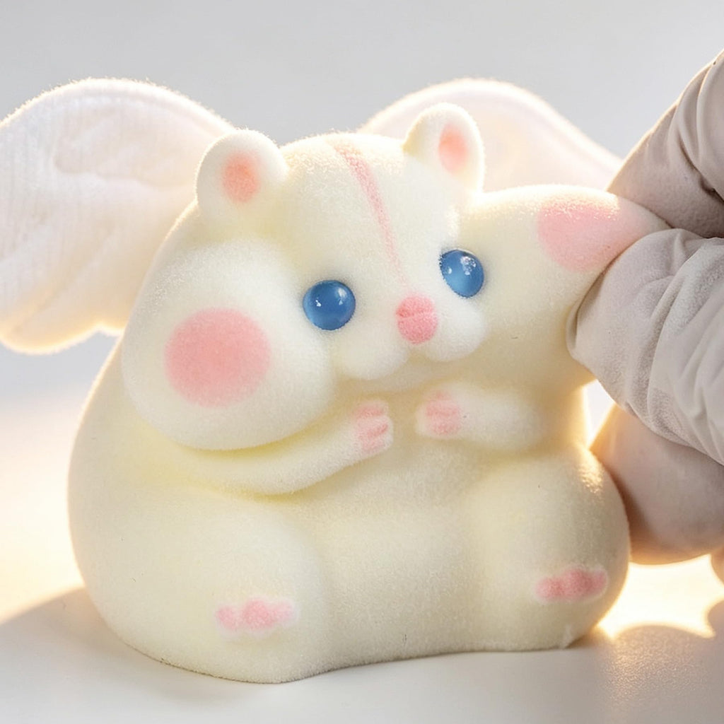 Handmade Taba Squishy Hamster Toy, Cute Squishy Stress Relief Fidget Toy