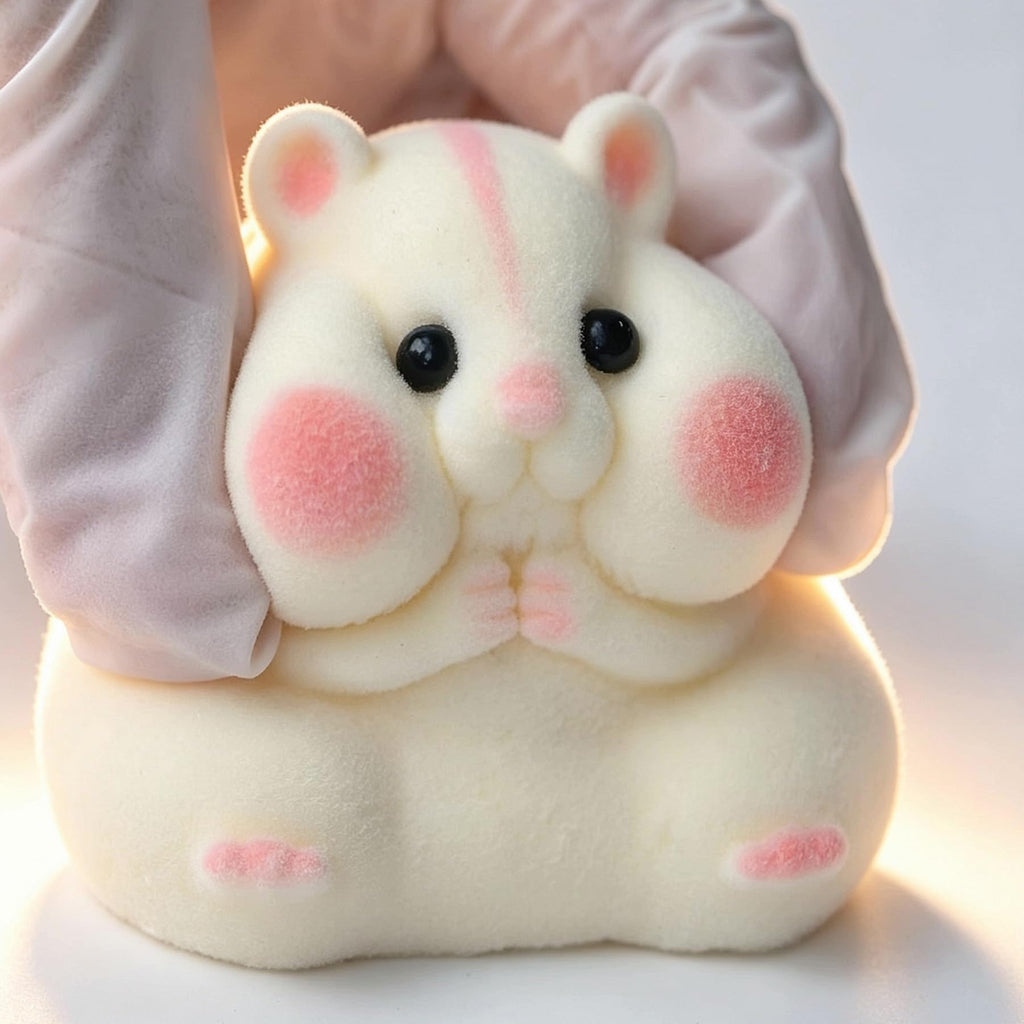 Handmade Taba Squishy Hamster Toy, Cute Squishy Stress Relief Fidget Toy