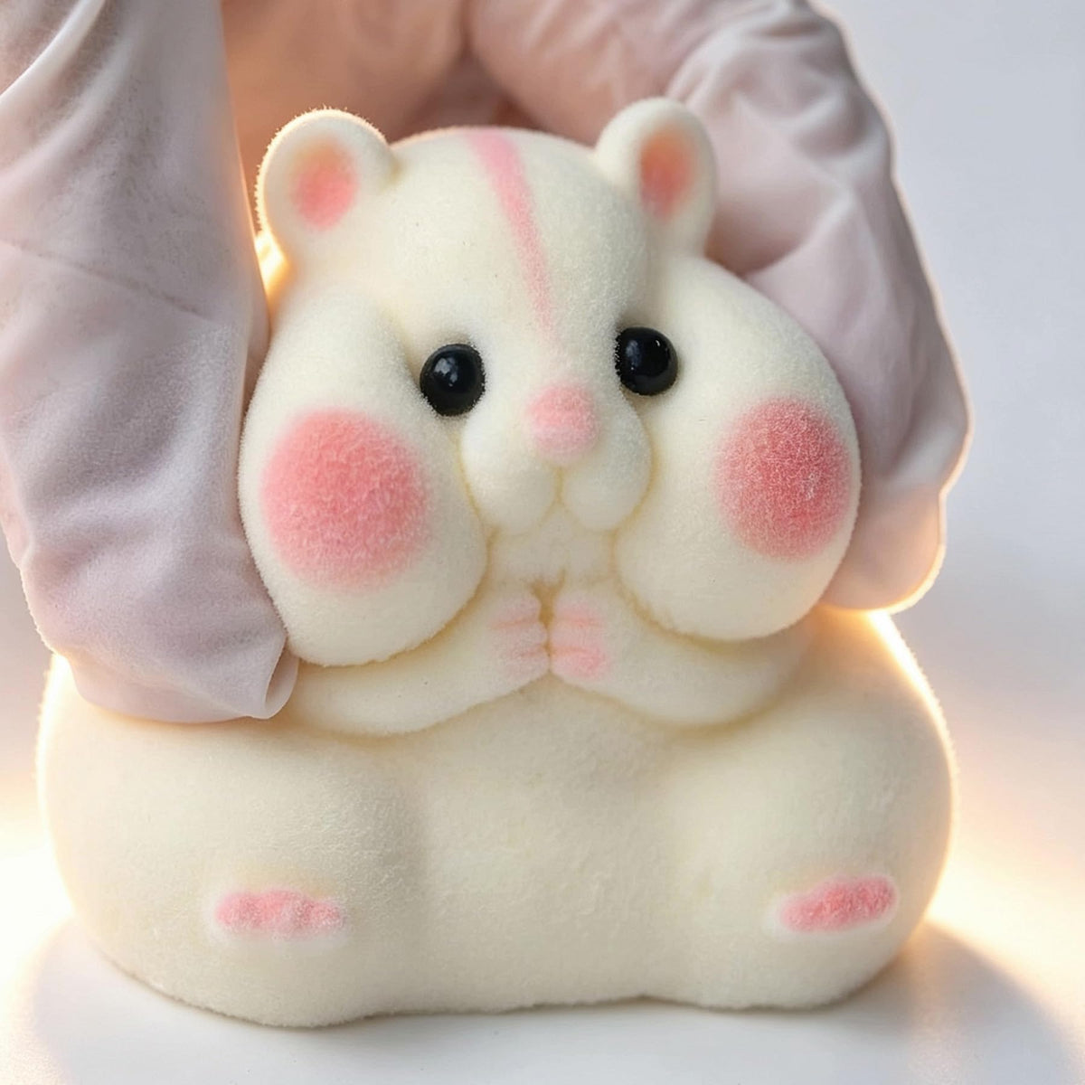 Handmade Taba Squishy Hamster Toy, Cute Squishy Stress Relief Fidget Toy