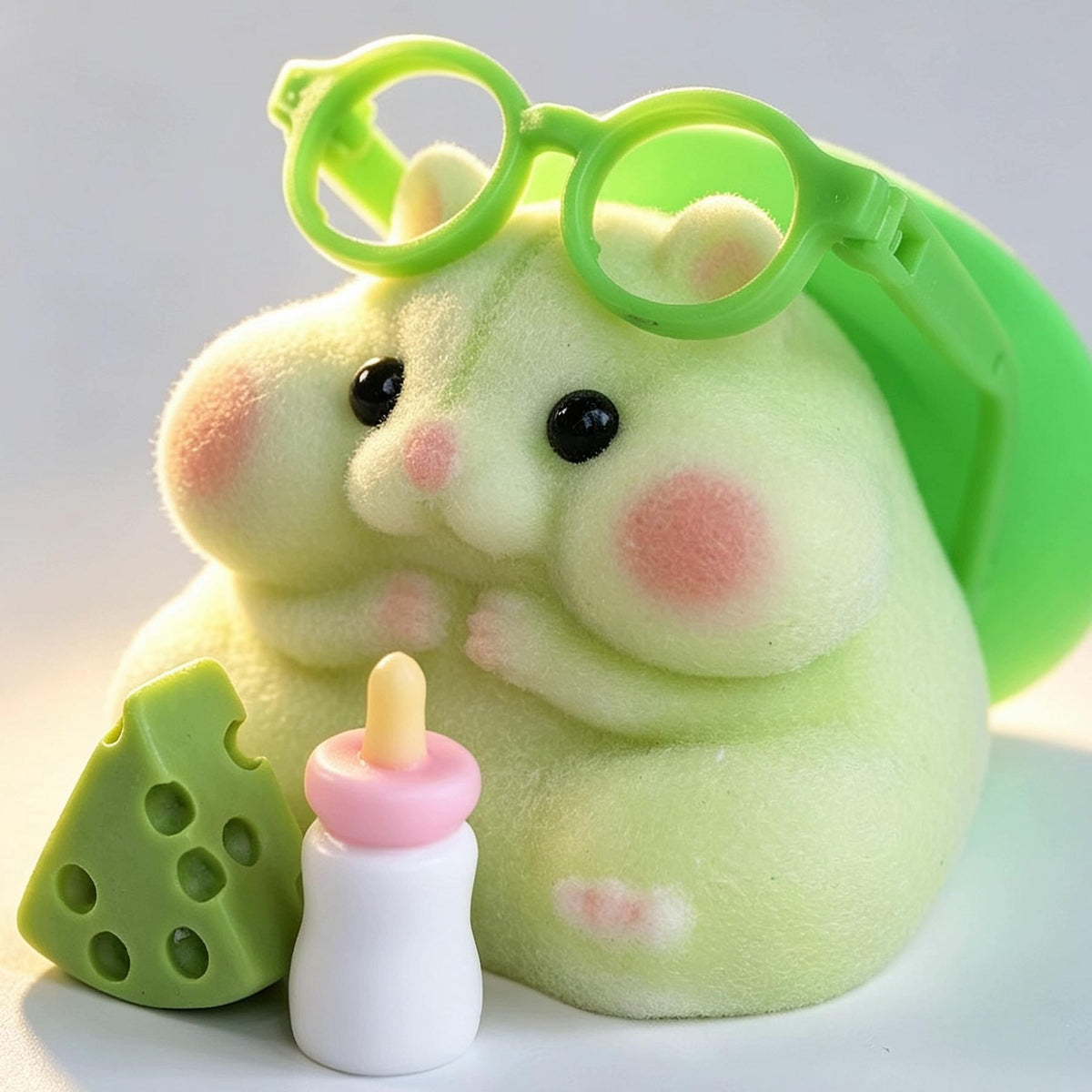 Handmade Taba Squishy Hamster Toy, Cute Squishy Stress Relief Fidget Toy