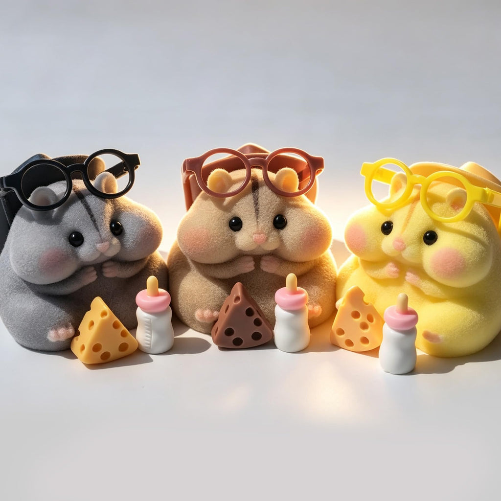 Handmade Taba Squishy Hamster Toy, Cute Squishy Stress Relief Fidget Toy