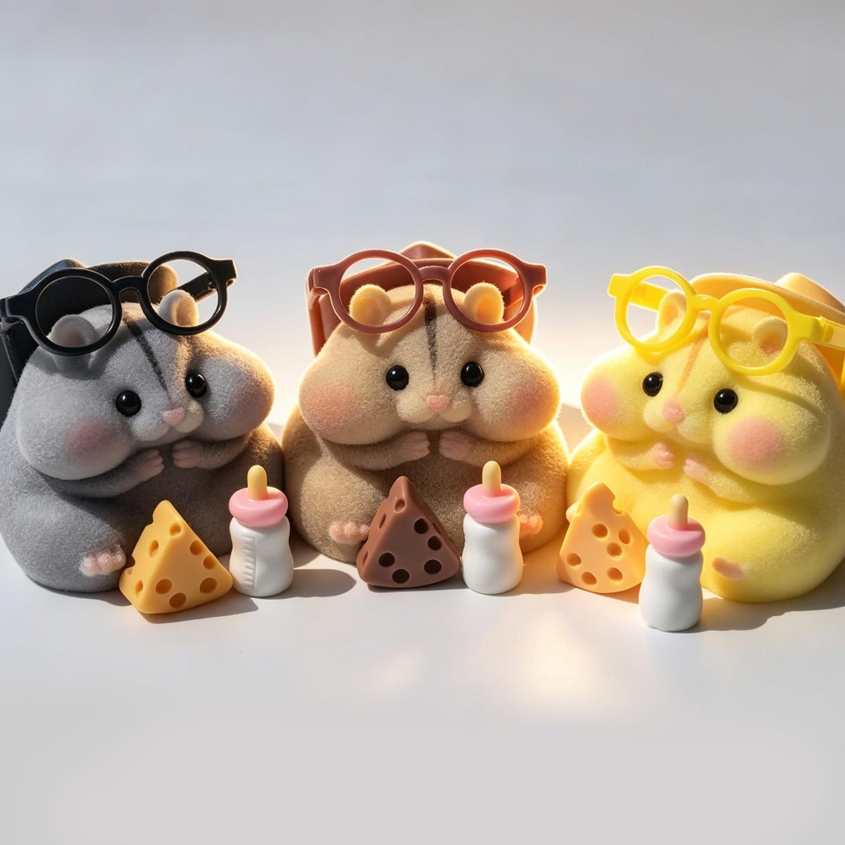 Handmade Taba Squishy Hamster Toy, Cute Squishy Stress Relief Fidget Toy