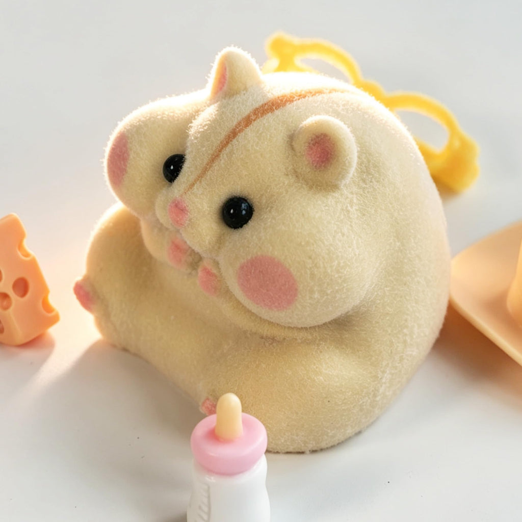 Handmade Taba Squishy Hamster Toy, Cute Squishy Stress Relief Fidget Toy