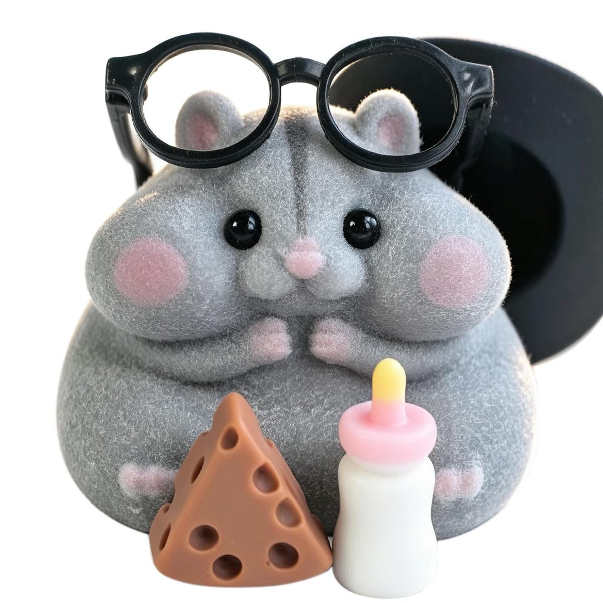 Handmade Taba Squishy Hamster Toy, Cute Squishy Stress Relief Fidget Toy