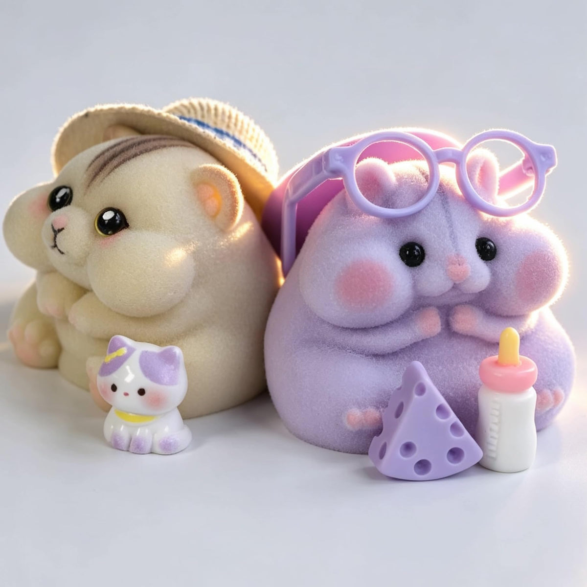 Handmade Taba Squishy Hamster Toy, Cute Squishy Stress Relief Fidget Toy