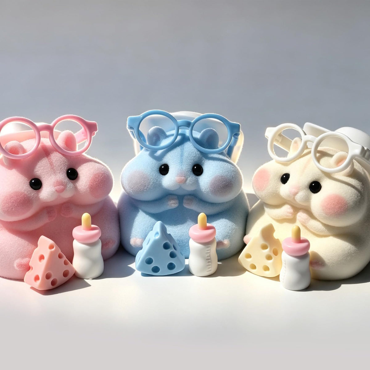 Handmade Taba Squishy Hamster Toy, Cute Squishy Stress Relief Fidget Toy