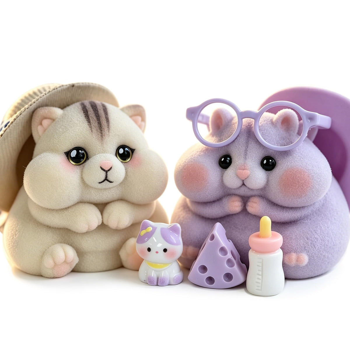 Handmade Taba Squishy Hamster Toy, Cute Squishy Stress Relief Fidget Toy