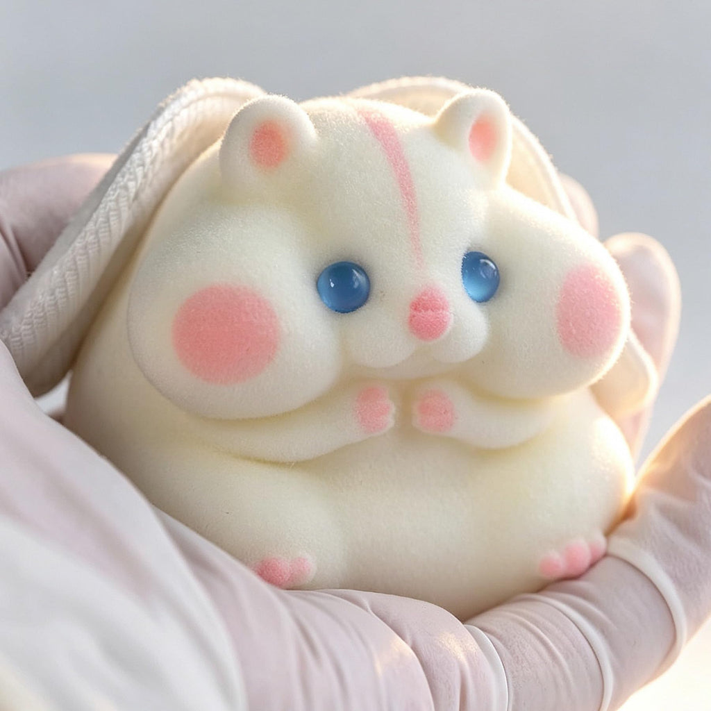 Handmade Taba Squishy Hamster Toy, Cute Squishy Stress Relief Fidget Toy