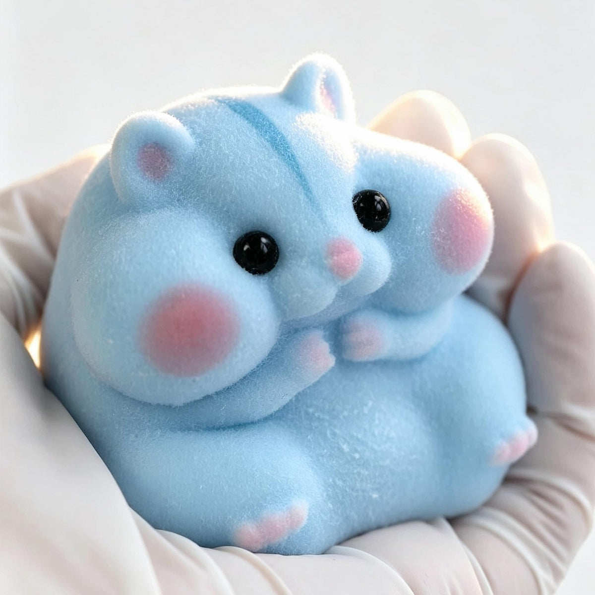 Handmade Taba Squishy Hamster Toy, Cute Squishy Stress Relief Fidget Toy