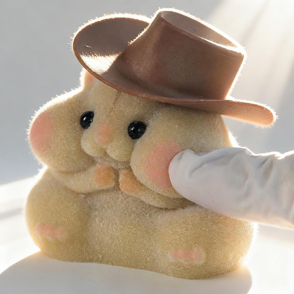 Handmade Taba Squishy Hamster Toy, Cute Squishy Stress Relief Fidget Toy