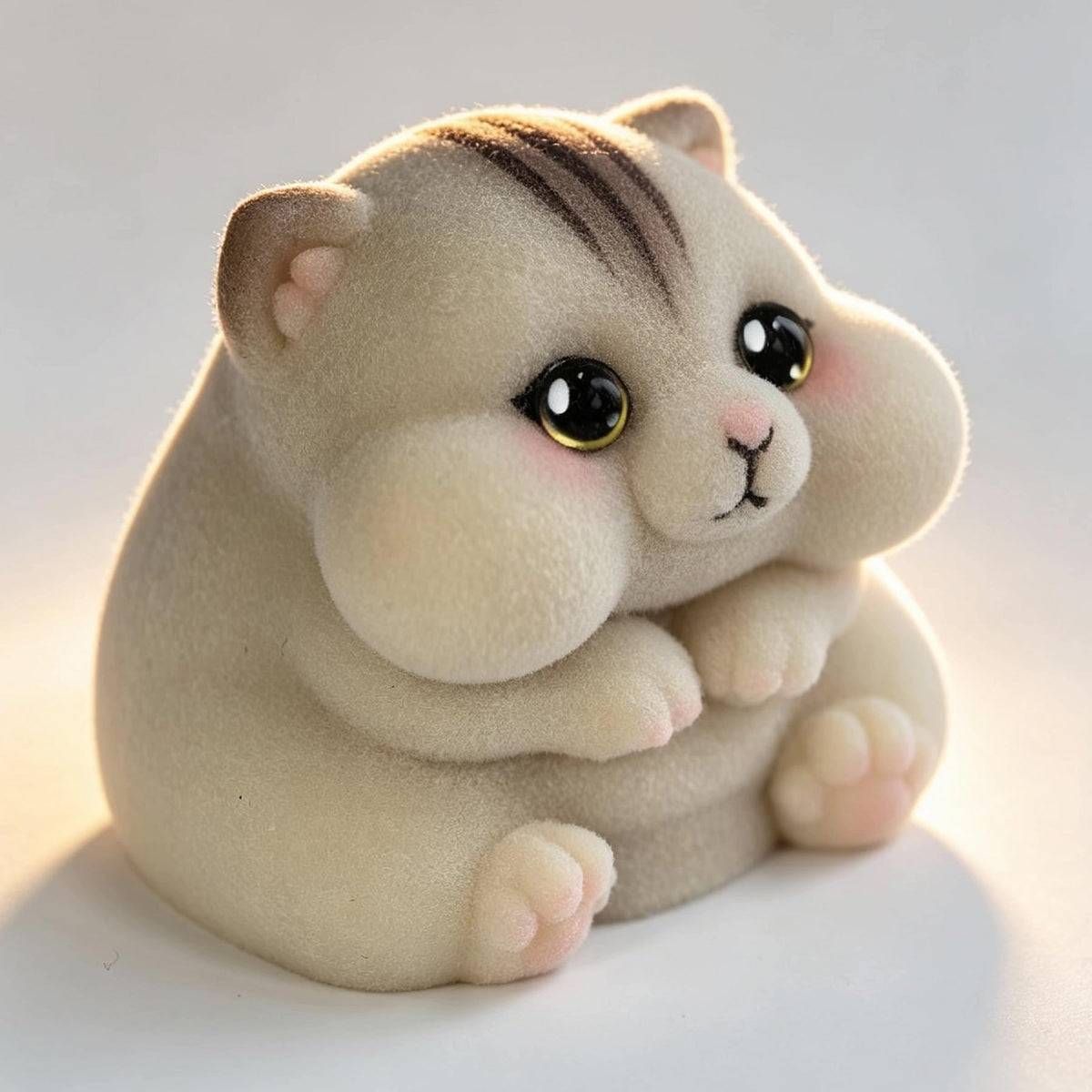 Handmade Taba Squishy Hamster Toy, Cute Squishy Stress Relief Fidget Toy
