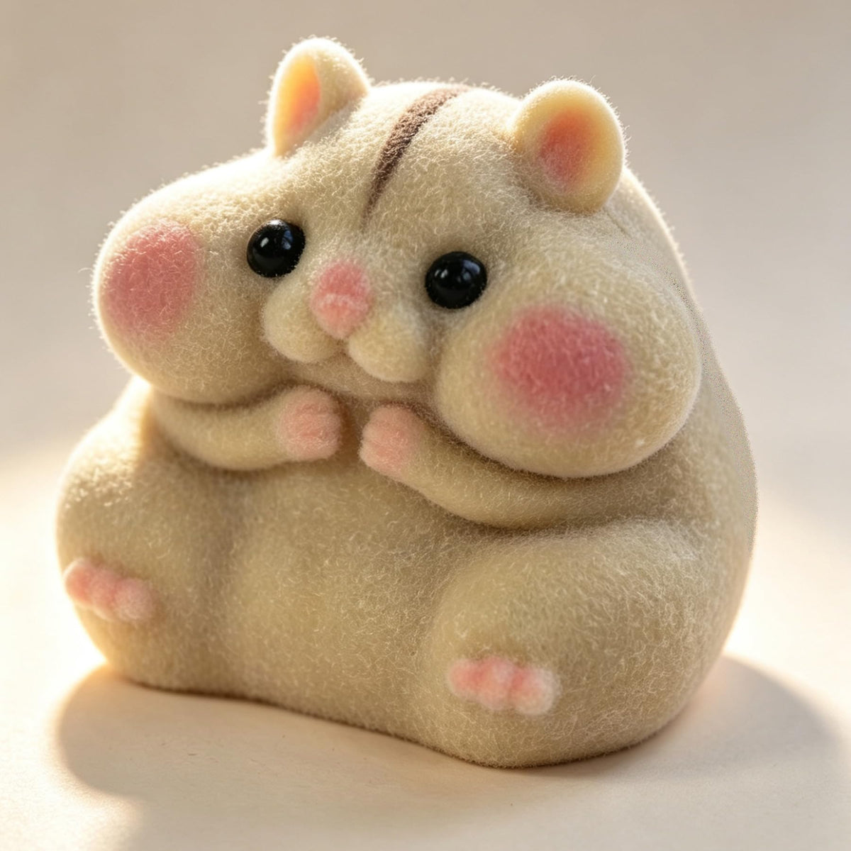Handmade Taba Squishy Hamster Toy, Cute Squishy Stress Relief Fidget Toy