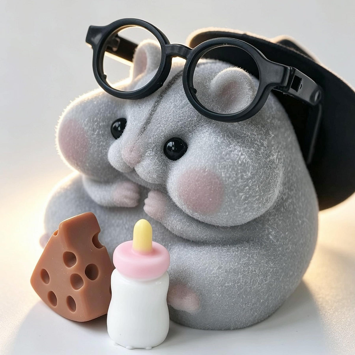 Handmade Taba Squishy Hamster Toy, Cute Squishy Stress Relief Fidget Toy