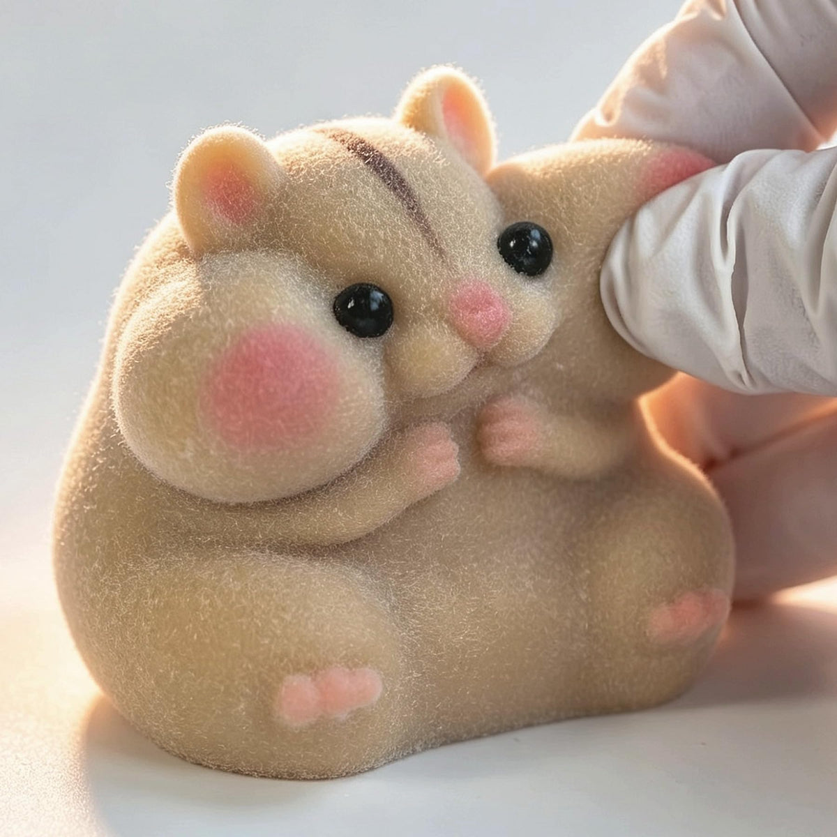 Handmade Taba Squishy Hamster Toy, Cute Squishy Stress Relief Fidget Toy
