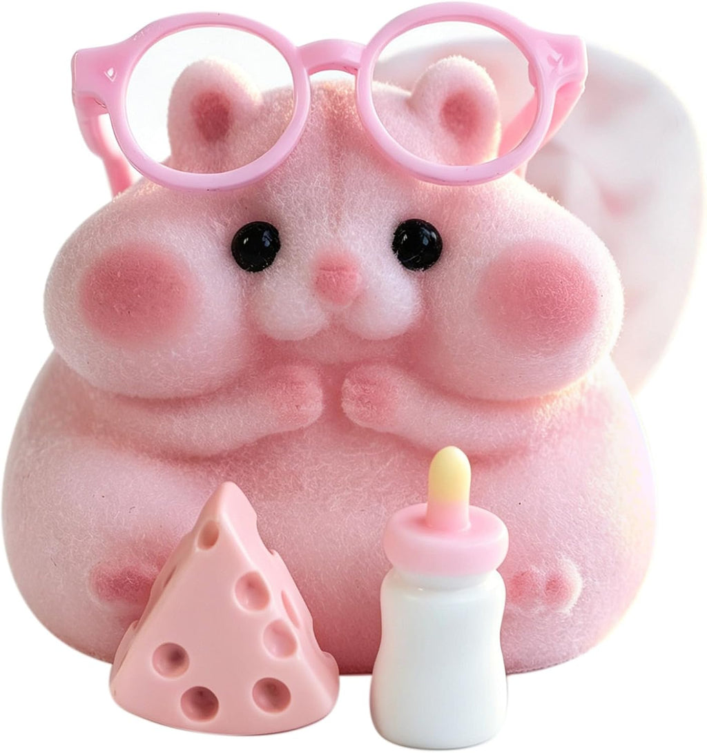 Handmade Taba Squishy Hamster Toy, Cute Squishy Stress Relief Fidget Toy