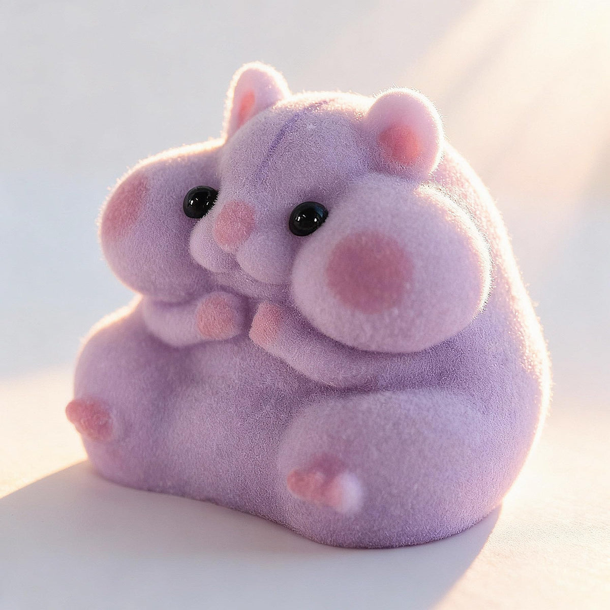 Handmade Taba Squishy Hamster Toy, Cute Squishy Stress Relief Fidget Toy