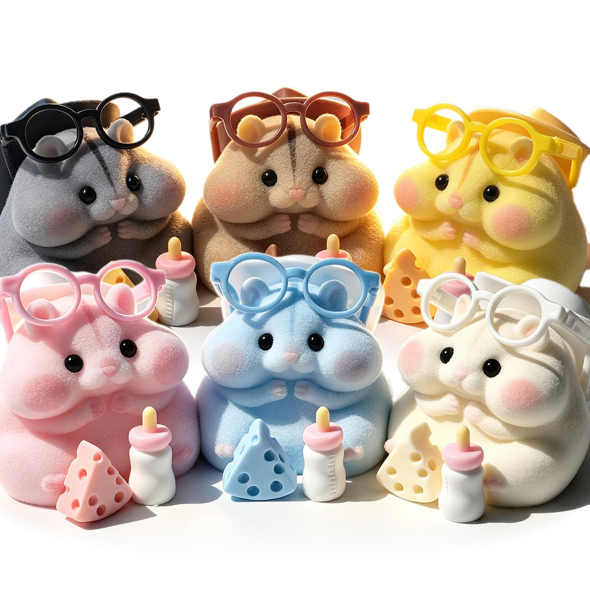 Handmade Taba Squishy Hamster Toy, Cute Squishy Stress Relief Fidget Toy