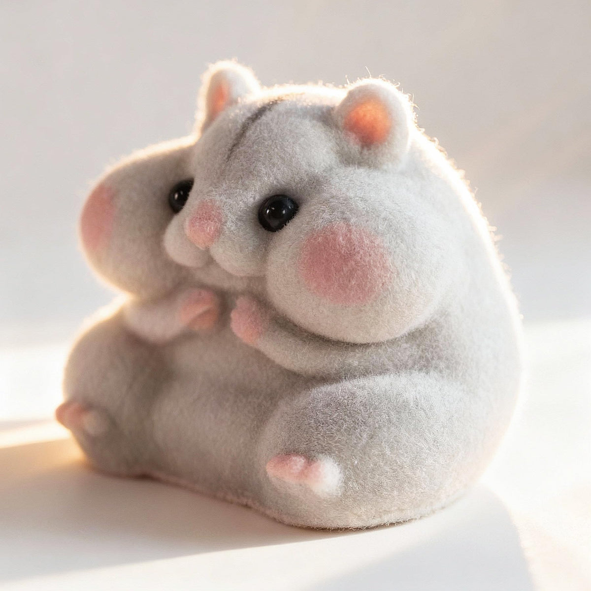 Handmade Taba Squishy Hamster Toy, Cute Squishy Stress Relief Fidget Toy